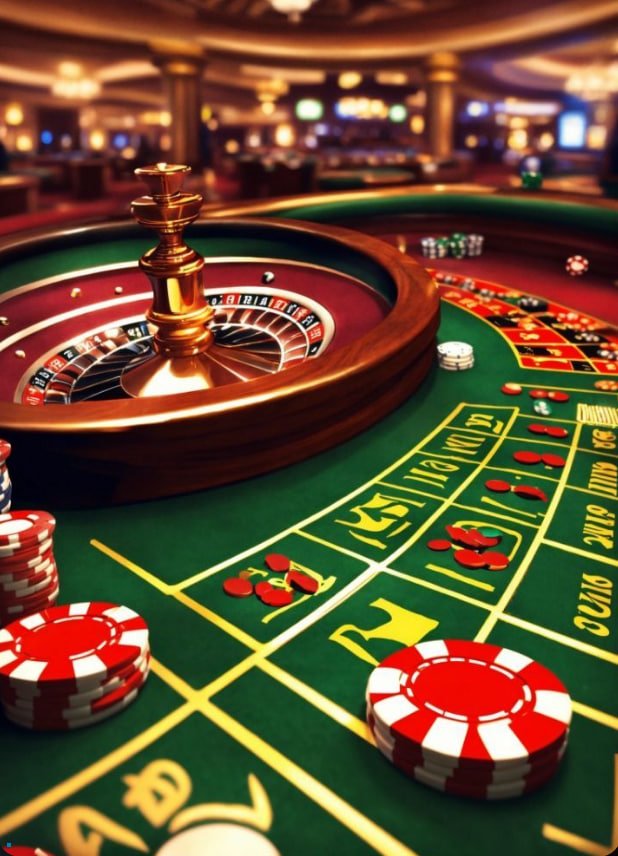 MDU303 kasino meja kartu poker dan baccarat dengan tampilan premium